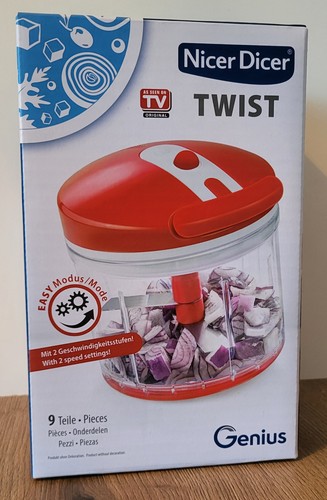 Genius nicer dicer - nicer, rot